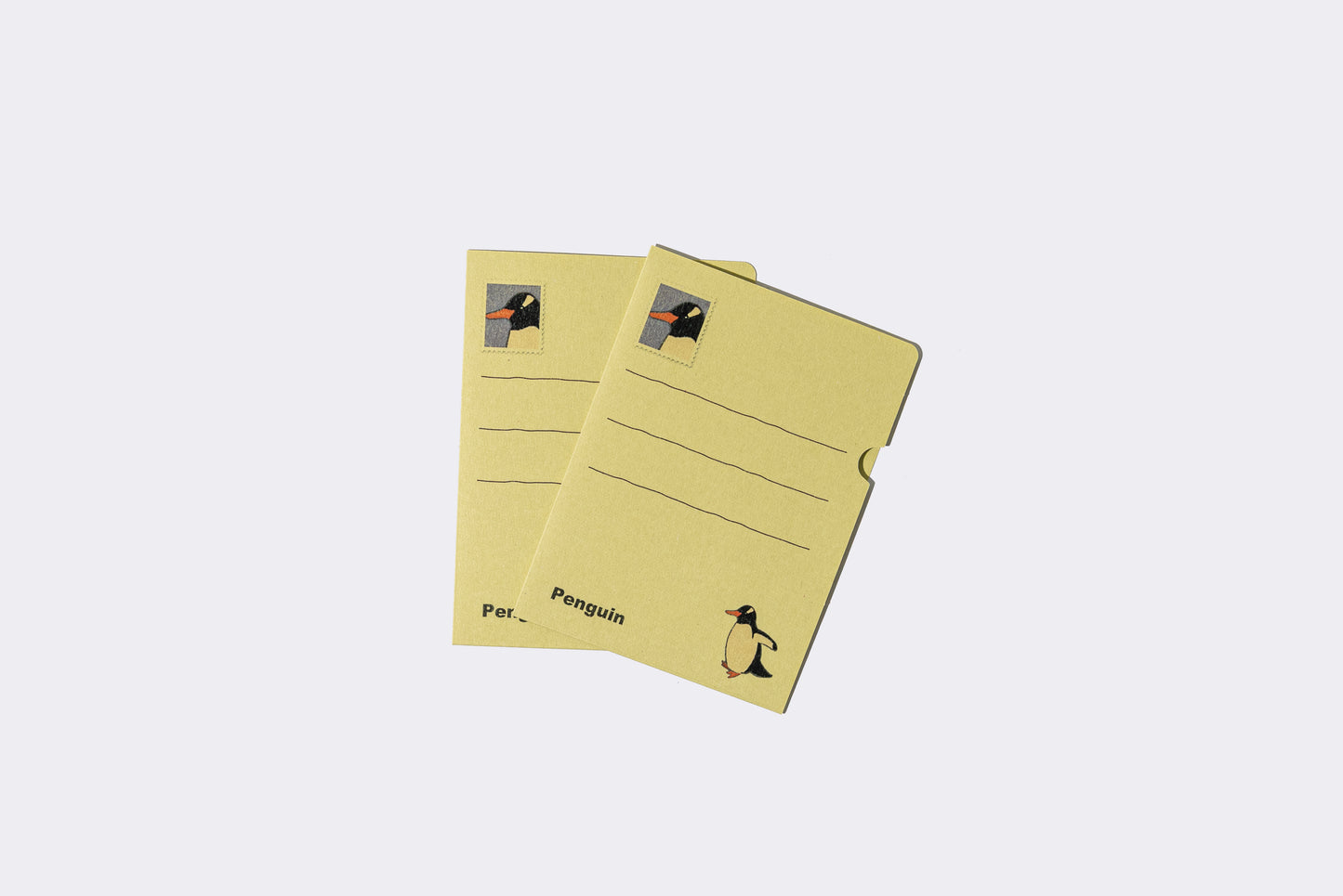 めっちゃちいさい紙ファイル　ペンギン