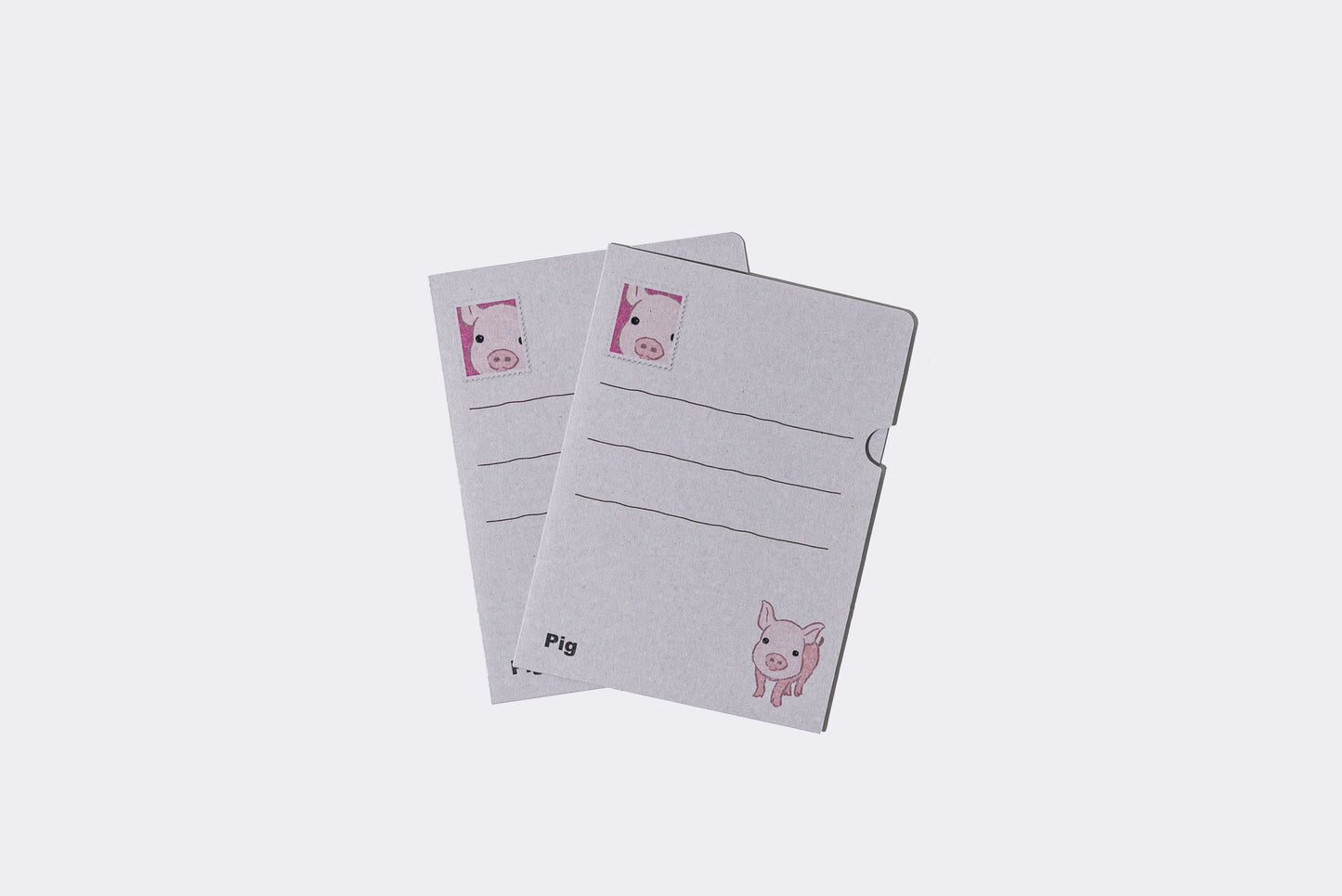 めっちゃちいさい紙ファイル　ブタ