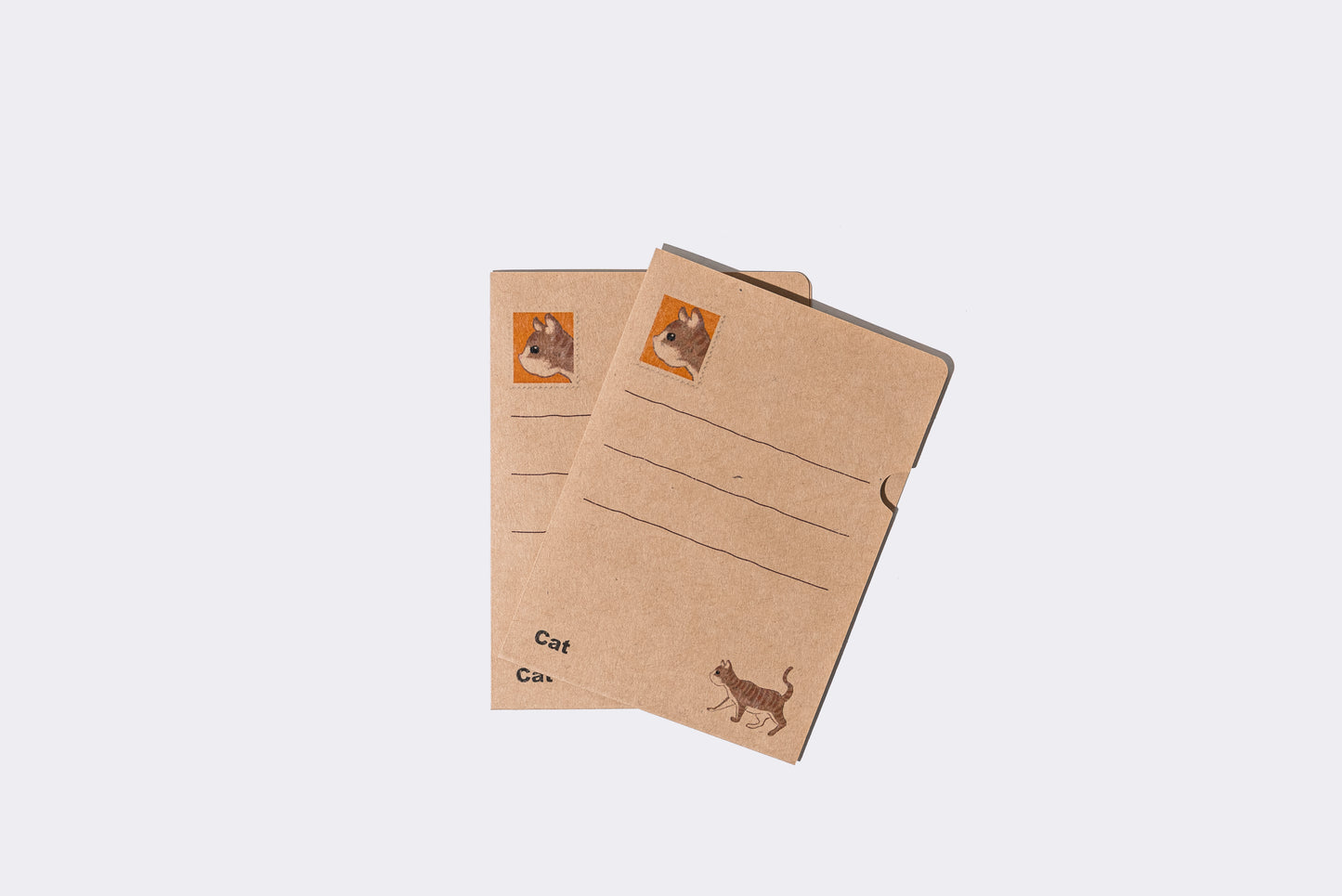 めっちゃちいさい紙ファイル　ネコ