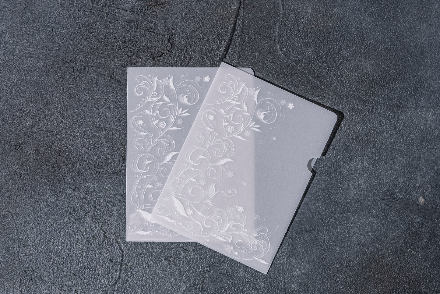 めっちゃちいさい紙ファイル　フレームホワイト