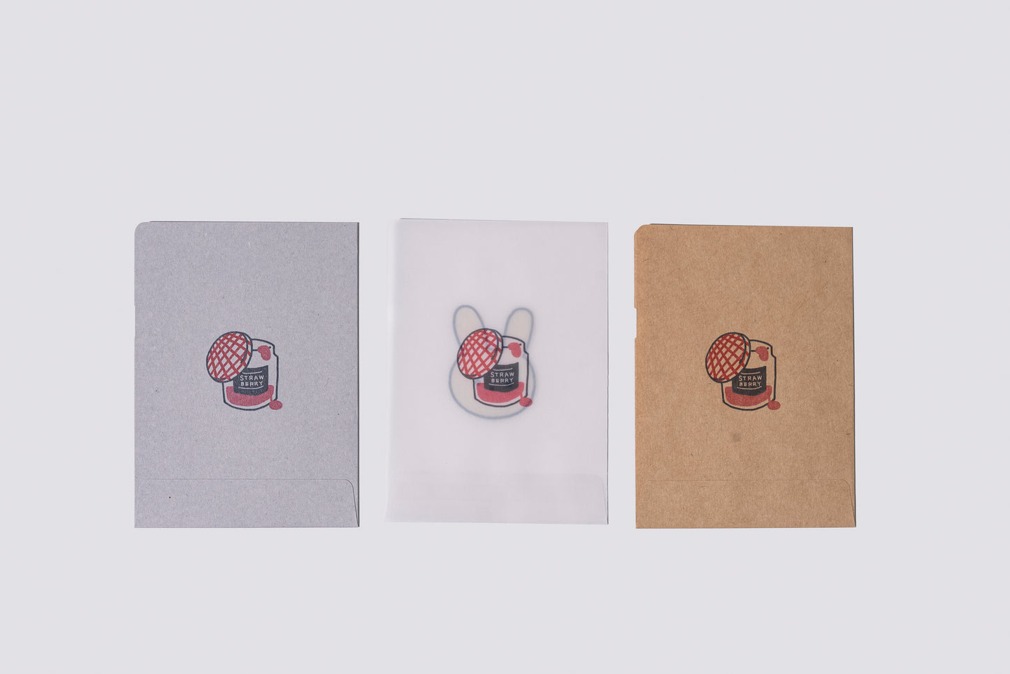 MINI FILE めっちゃちいさいミニファイル　うさぎ　3枚入