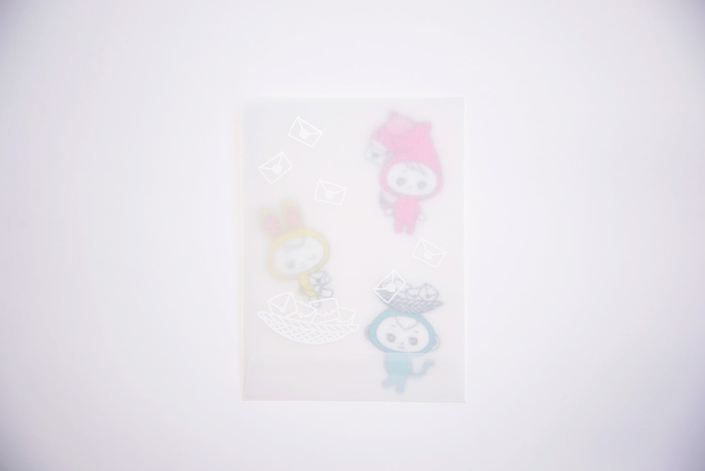 めっちゃちいさい紙ファイル-うま・うさぎ・さる