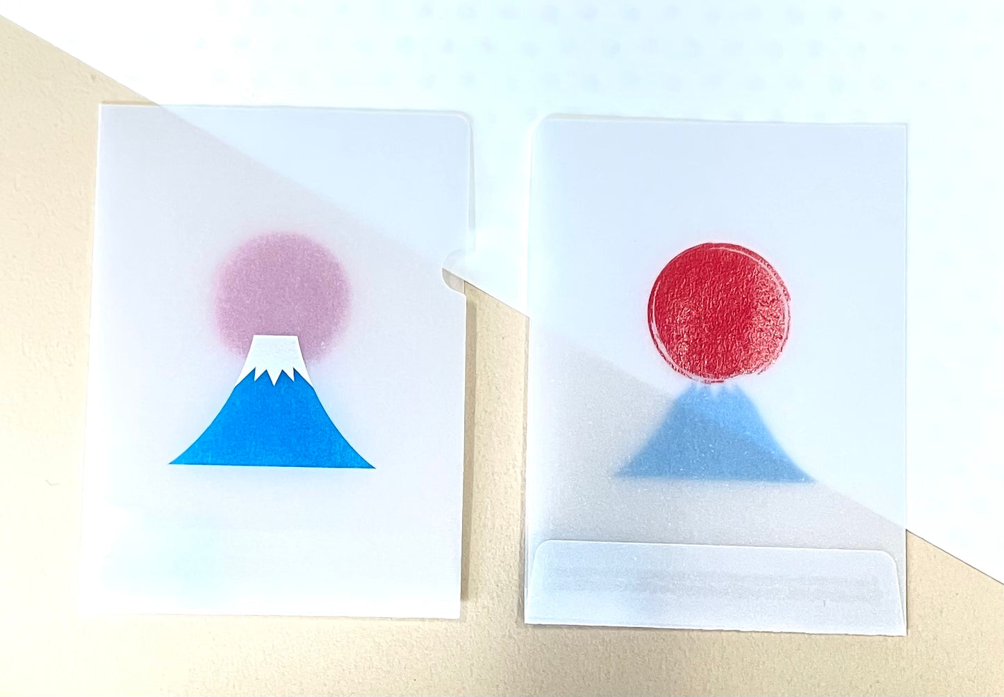 めっちゃちいさい紙ファイル　富士山