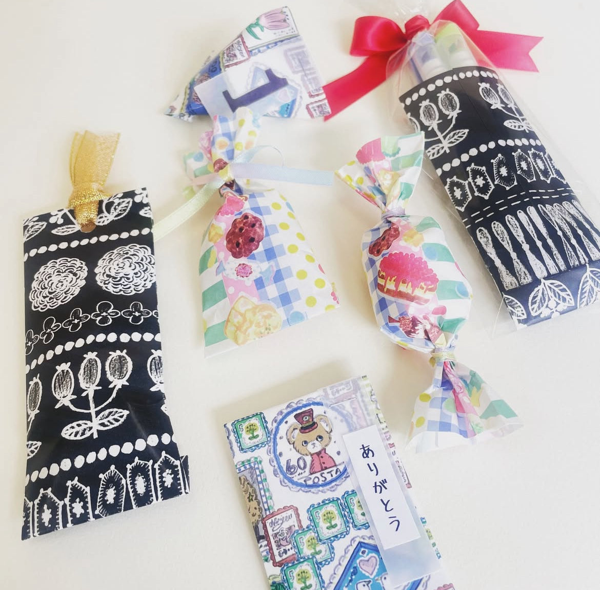 「TU-TU」free envelope SHIRAISHIDESIGN×gemelleksks 同柄3枚入り 「PARADE」