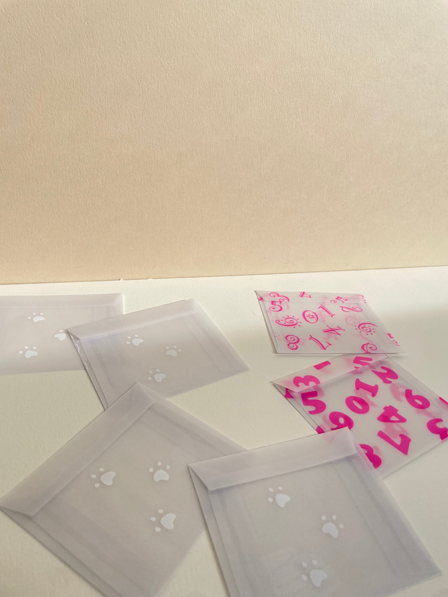 ミニ封筒リフィル　猫の運動　2柄